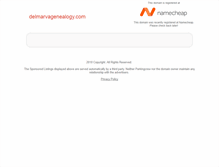 Tablet Screenshot of delmarvagenealogy.com